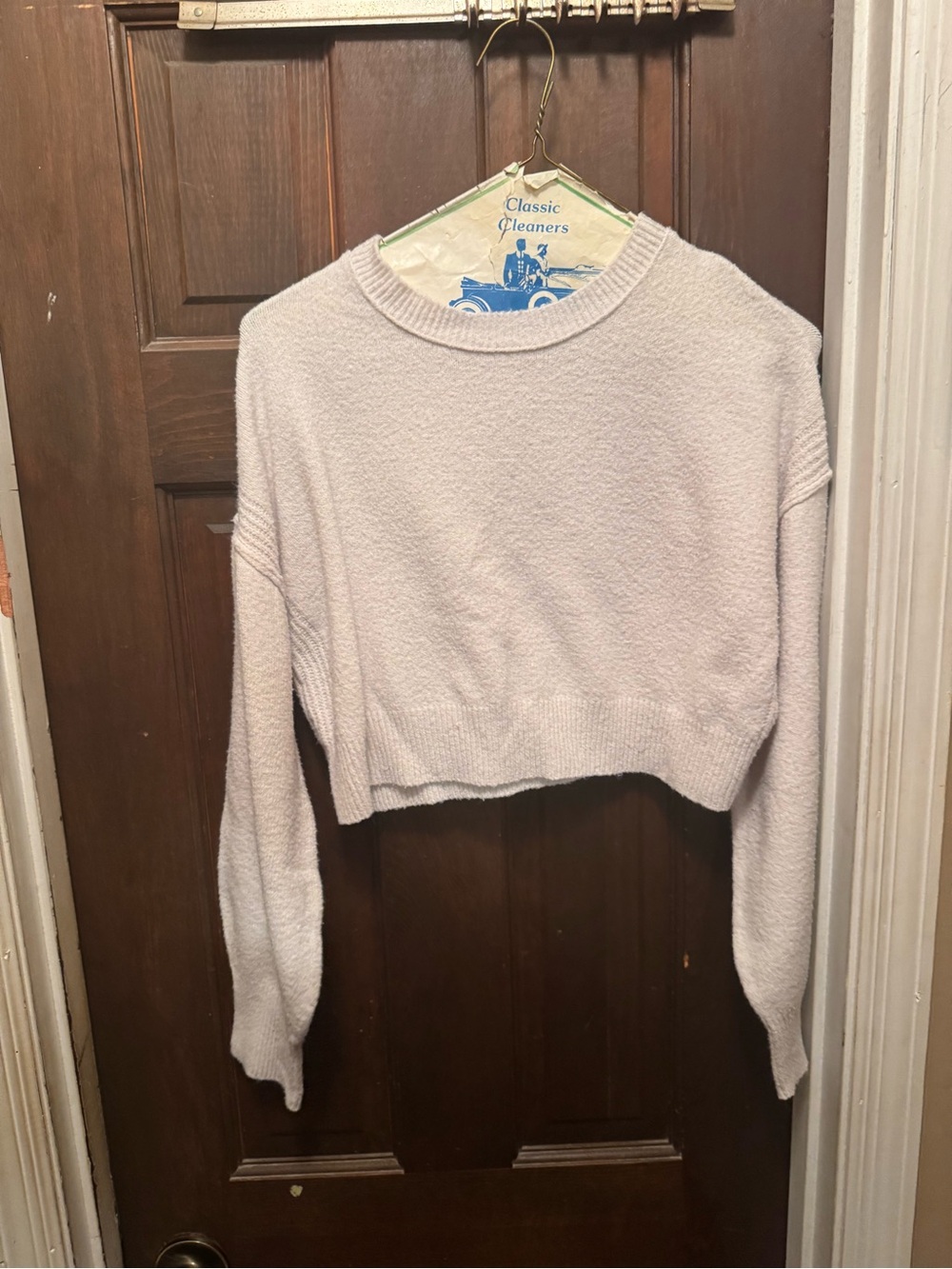 Women’s Juniors XXS Cropped Top Long Sleeve Sweater